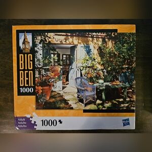 NWT Big Ben 1000-Piece Puzzle - Patio In The Morning Sun